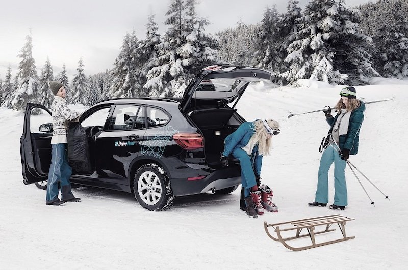 Winter – BMW DriveNow: Spezialangebote für Wintersportler – per Carsharing von München ins Skigebiet