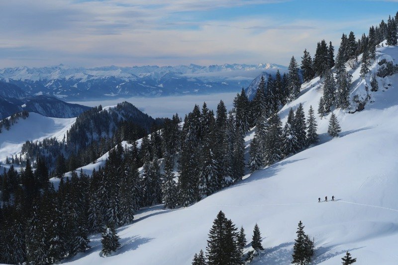 Ziele – Geigelstein (1.808 m): Leichte bis mittelschwere Skitour von Sachrang über die Priener Hütte