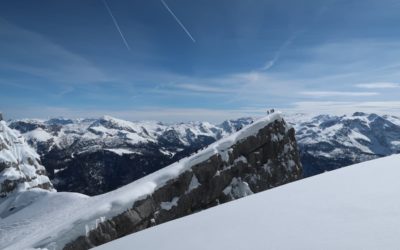 Ziele – Watzmannkar / Drittes Kind (2.165m): Landschaftlich spektakuläre und etwas überlaufene Skitour am Fuße des Berchtesgadener Wahrzeichens