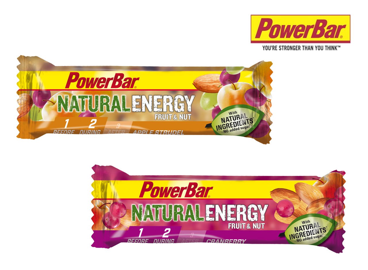 PowerBar – NATURAL ENERGY FRUIT & NUT: Beliebter Energieriegel jetzt noch besser im Geschmack