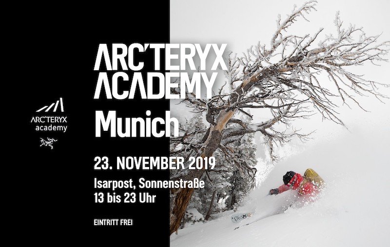 Event – Arc’teryx Academy Munich: Arc’teryx Academy goes München – Filme, Vorträge, Workshops & mehr