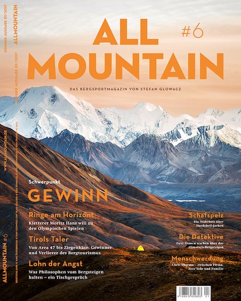 News - ALLMOUNTAIN #6 / Delius Klasing Verlag: Gewinn - das Glück in den Bergen ist unglaublich vielseitig!