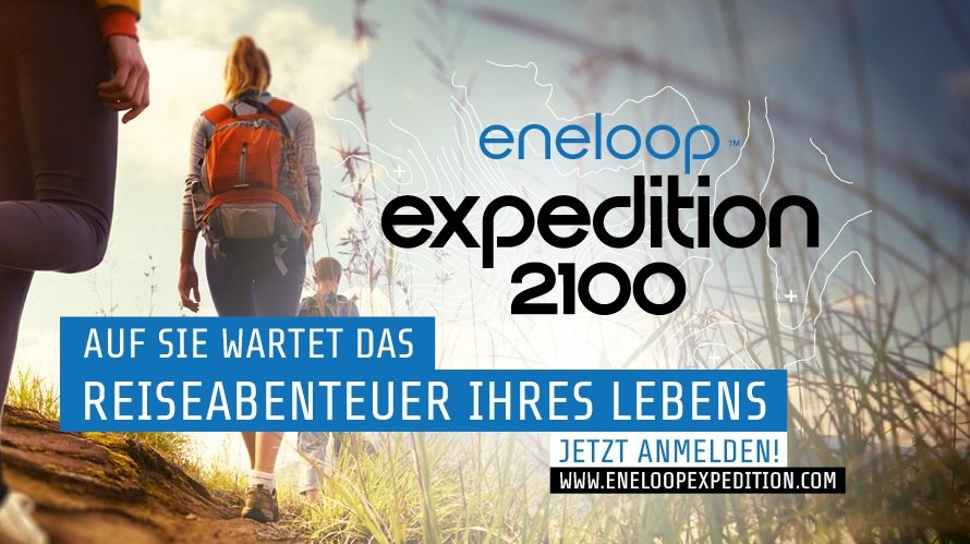 News – eneloop Expedition 2100: Panasonic lässt drei Teams ganze 120 Tage kostenlos durch Europa reisen
