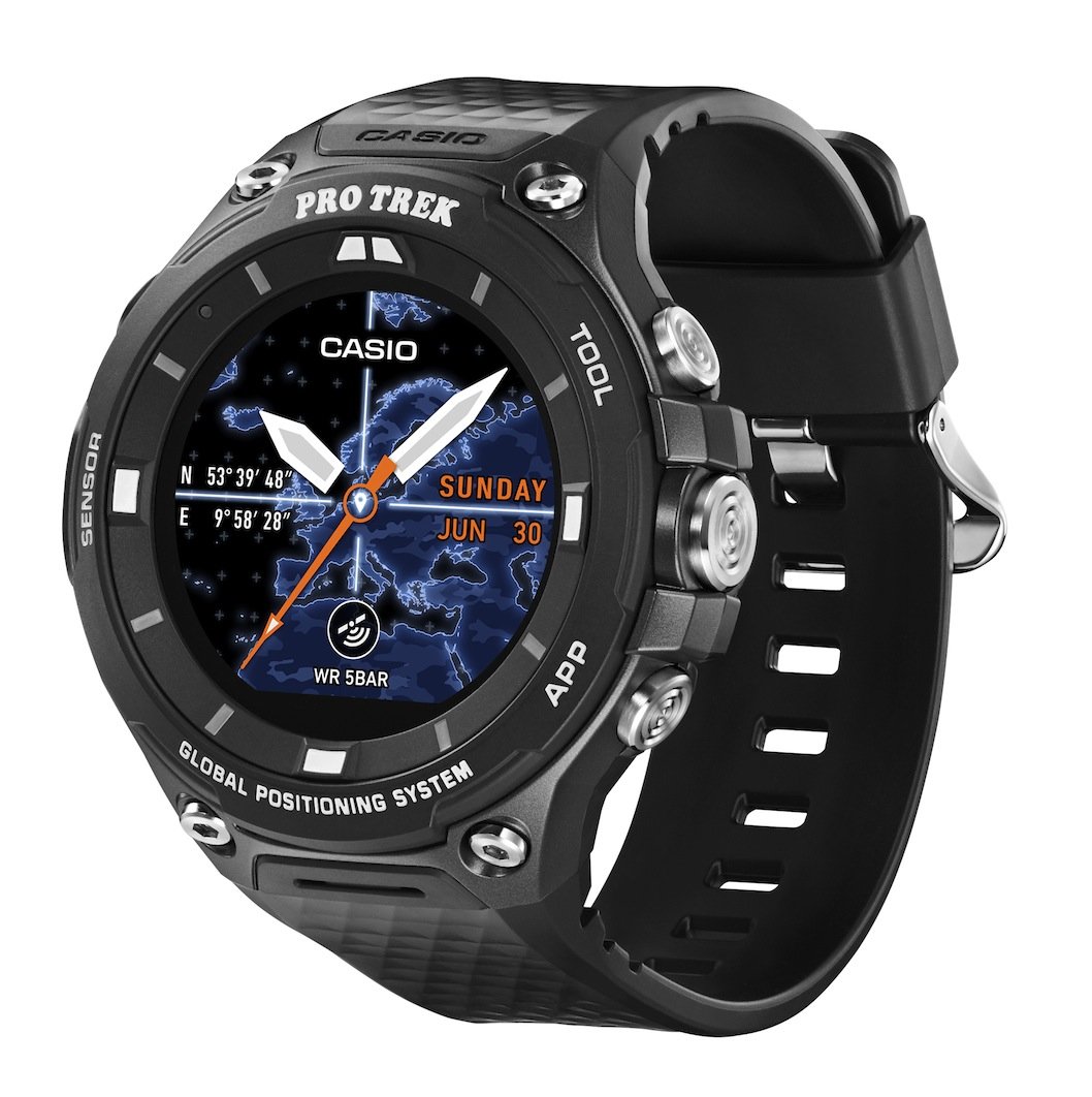 News - Casio WSD-F20: Update für die Smart Outdoor Watch - jetzt auch mit GPS und Offline-Betrieb (© Casio)