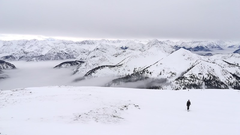 Ziele - Hochblasse (1.980m): Mittelschwere Skitour in den Ammergauer Alpen mit gigantischem Panorama