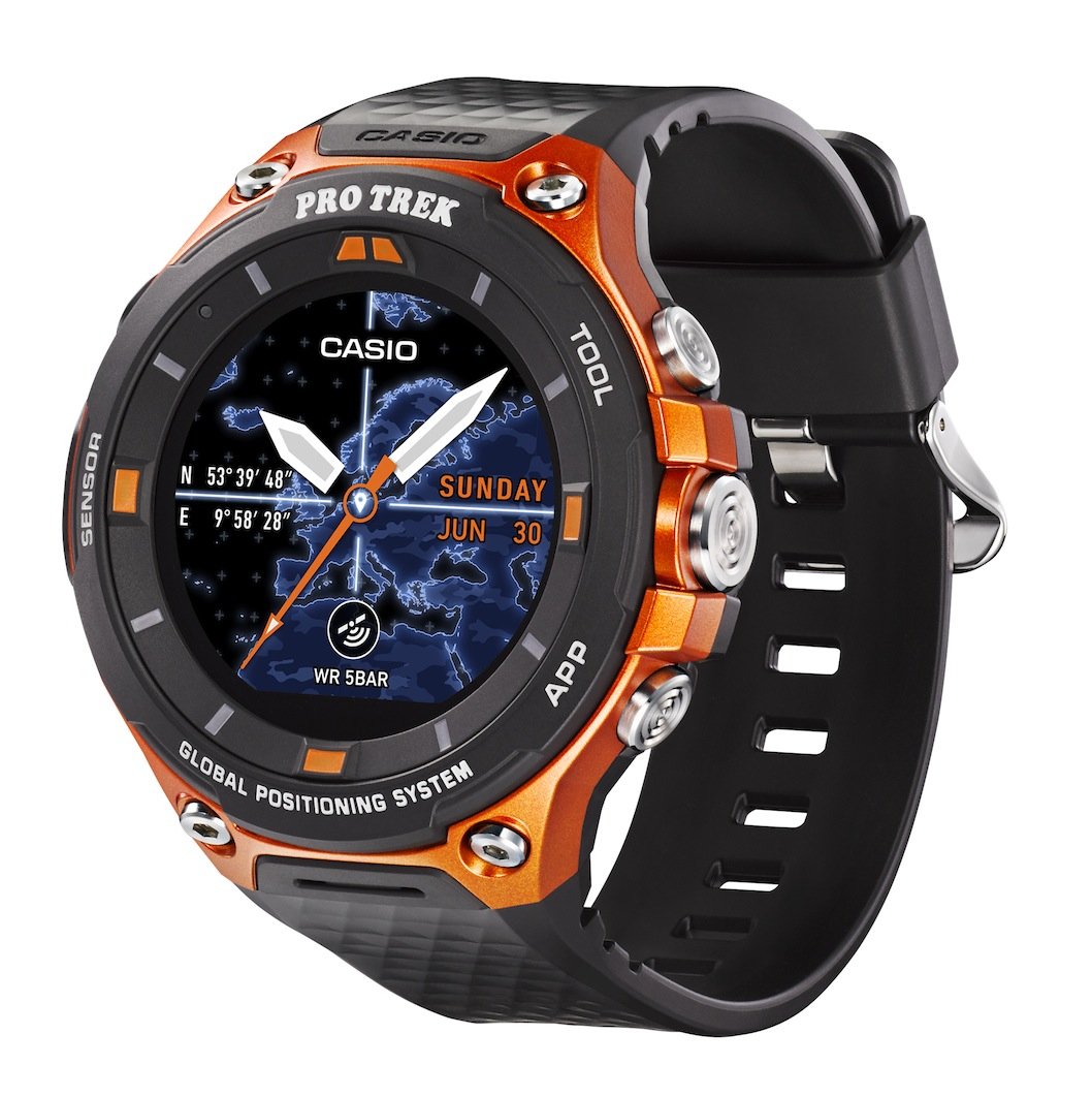News - Casio WSD-F20: Update für die Smart Outdoor Watch - jetzt auch mit GPS und Offline-Betrieb (© Casio)