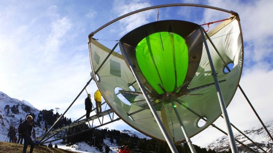 News – Tirol / Österreich: Weltpremiere – künstliche Wolke im Ötztal produziert Pulverschnee auf Knopfdruck