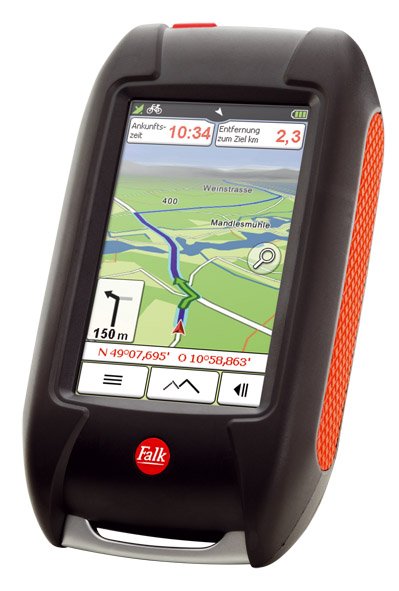 Kompaktes Outdoor- und GPS-Navigationsgerät Falk LUX 30
