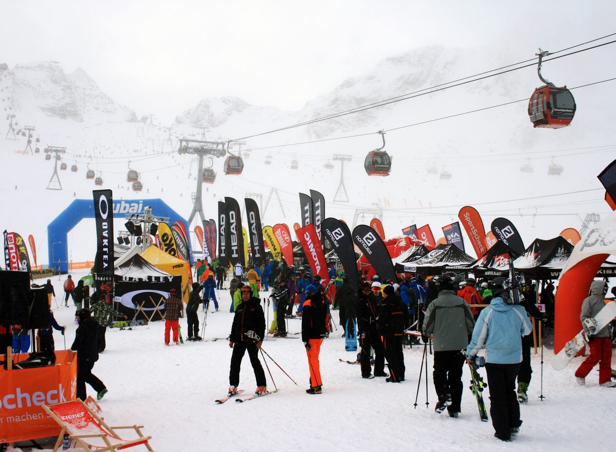 SportScheck GletscherTestival 2013: Zu Besuch beim größten Materialtest der Alpen