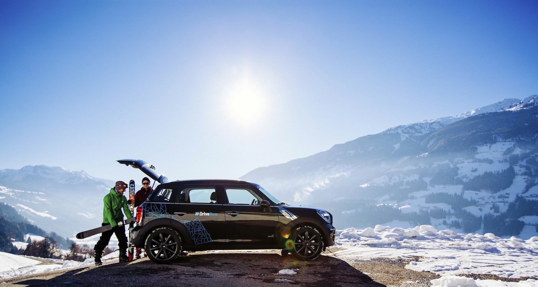 News – DriveNow: Mit dem Mietwagen spontan zum Skifahren ins Hochzillertal