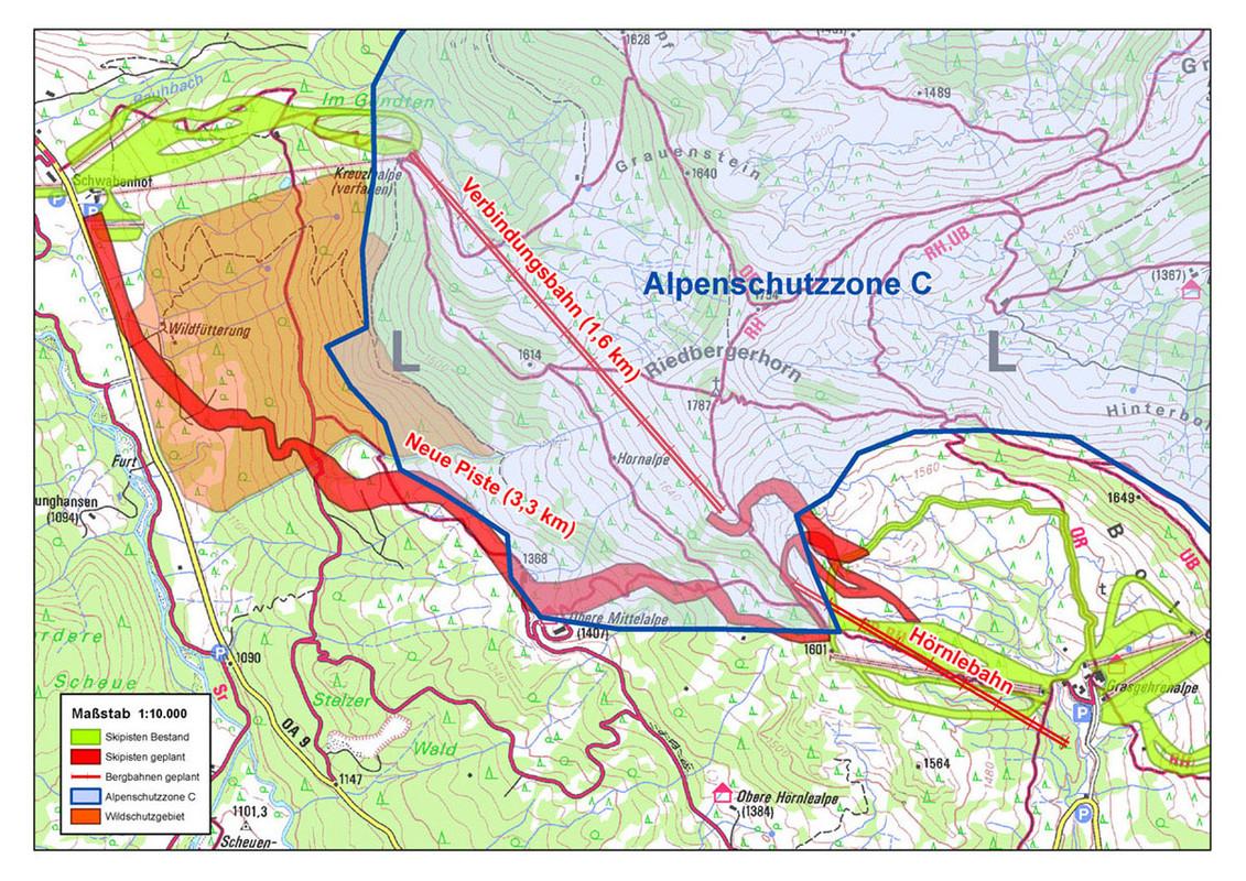 Kolumne – Das ist ja der Gipfel #2: Der Alpenplan und die Baupläne für die Skischaukel (© Deutscher Alpenverein)