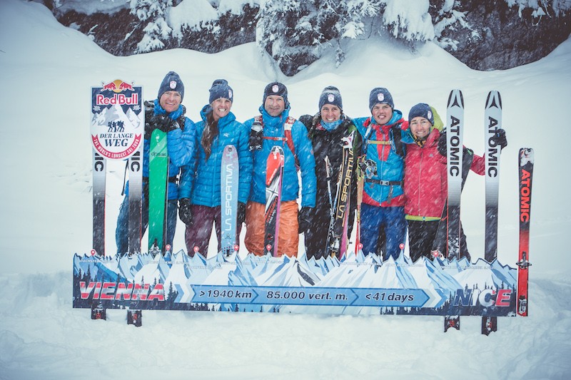 News - Red Bull / Der Lange Weg: In Rekordzeit über die Alpen - 36 Tage auf Skitour von Wien nach Nizza