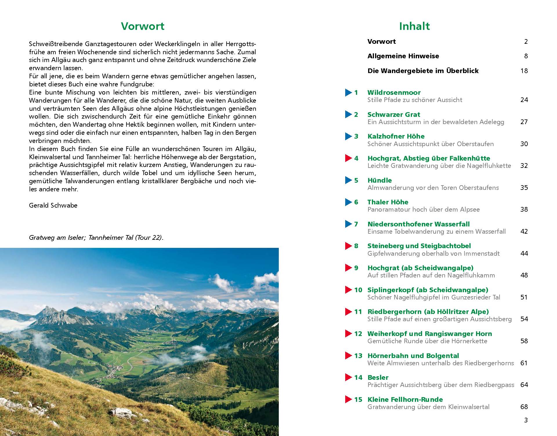 Buchtipp - Bergverlag Rother / Gerald Schwabe: Kurz & gut - 43 Wandertouren im Allgäu inkl. Gipfelrastgarantie