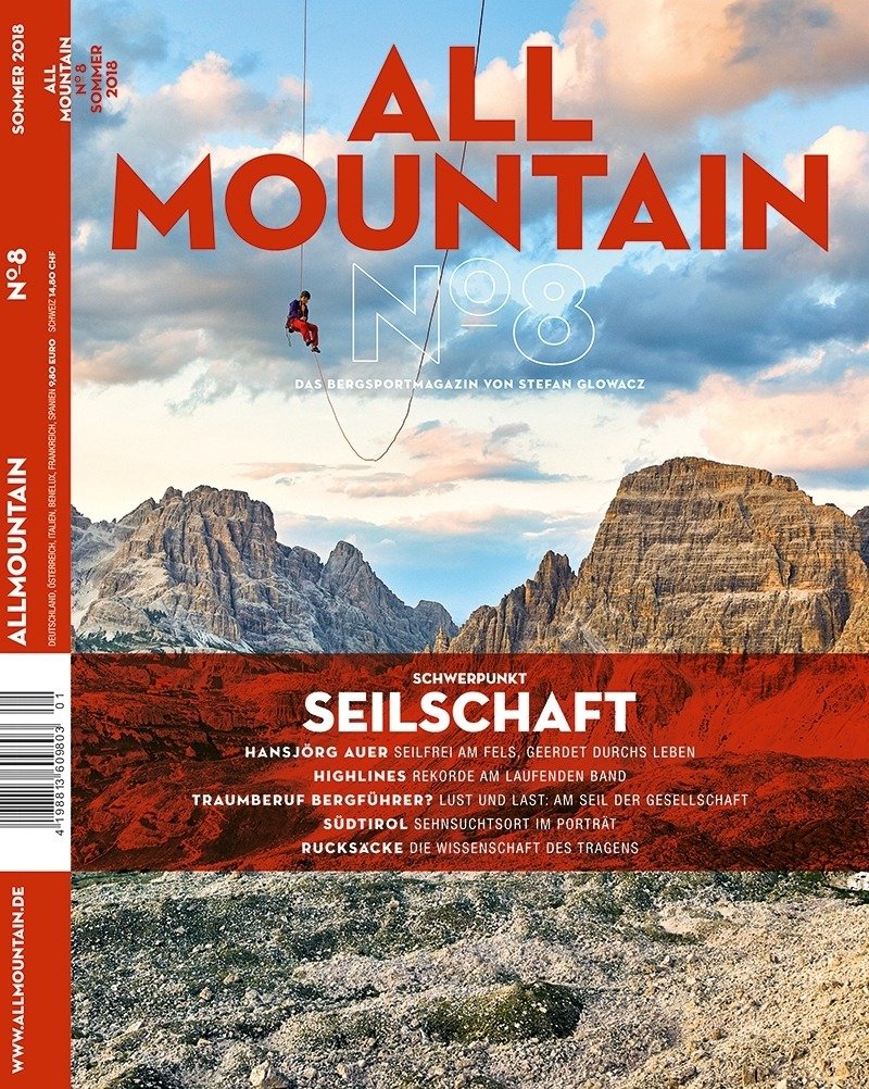 News - ALLMOUNTAIN #8 / Delius Klasing Verlag: Seilschaft - die natürliche Verbundenheit am und mit dem Berg