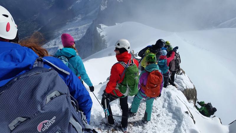 Eventbericht - Arc'teryx Alpine Academy 2017: Wer einmal in Chamonix zur Berguni geht, hängt gerne noch ein Semester dran!