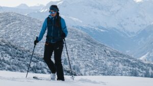Bergans Y MountainLine Hybrid Pant im Schnee