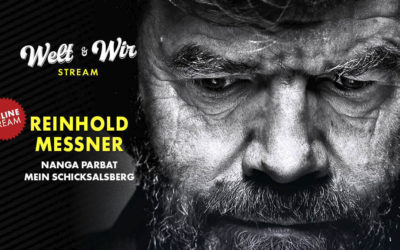Event – Welt&Wir: Multivisionvortrag im kostenlosen Onlinestream – Reinhold Messner „Mein Schicksalsberg“