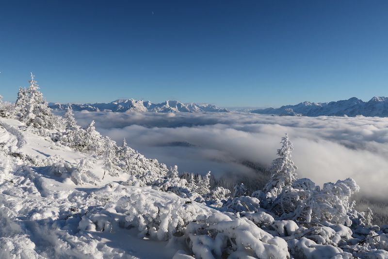 Ziele – Dürrnbachhorn (1.776 m): Mittelschwere Skitour in den Chiemgauer Alpen mit Einkehrschwung