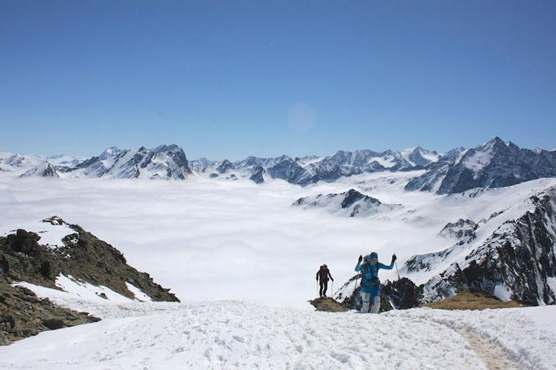 Ziele – Lampsenspitze (2.875m): Mittelschwere und relativ lawinensichere Skitour im Sellraintal / Tirol