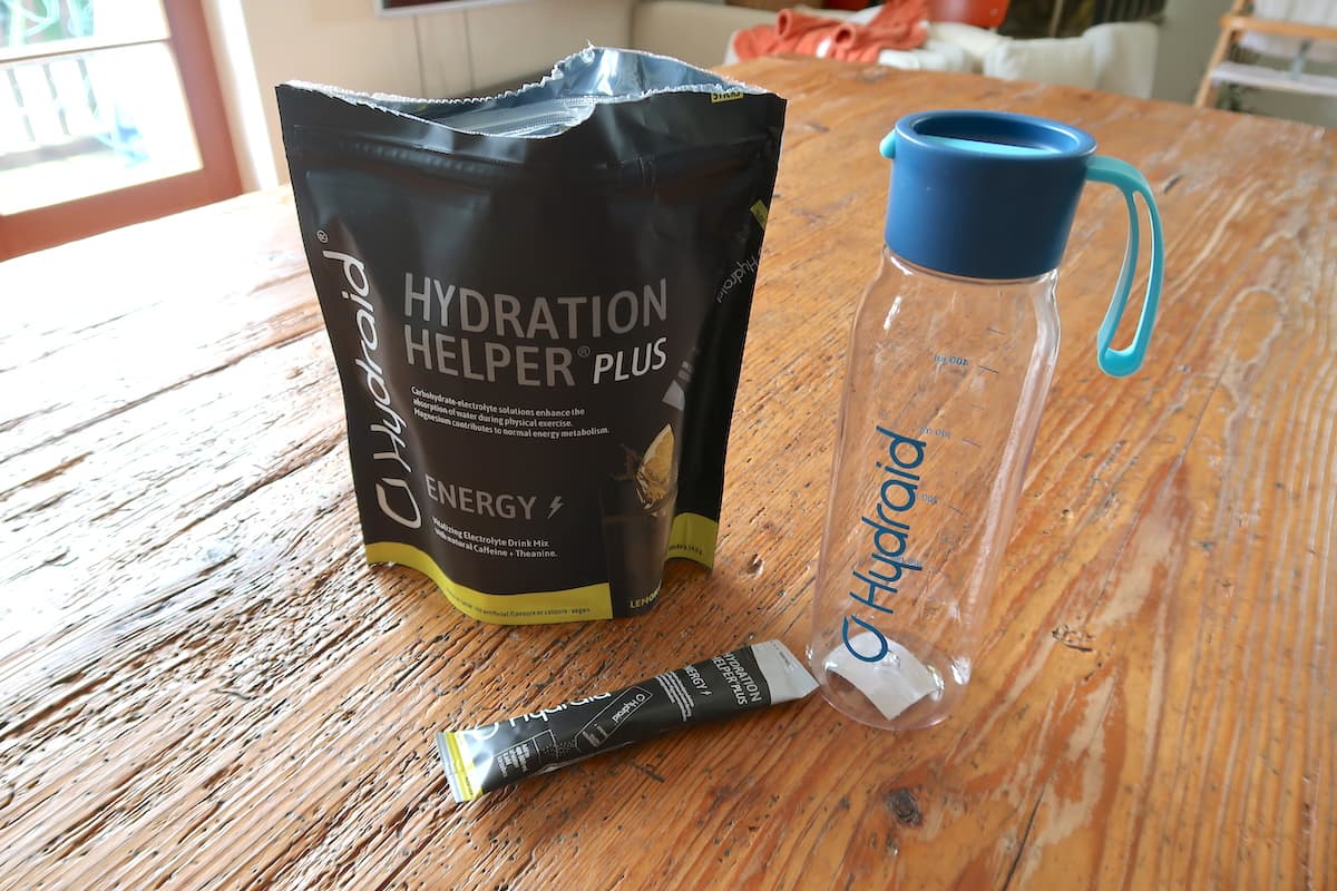 Testbericht - Hydraid Hydration Helper PLUS Energy / Lemon Iced Tea: Cappuccino2Go, Eistee oder Koffein-Kick für Outdoorsportler?