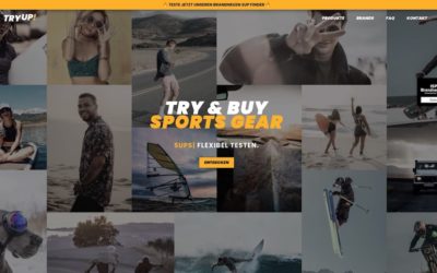 News – TRYUP!:  Erst testen, dann kaufen – die weltweit erste „Try & Buy Plattform“ für Outdoor-Sportequipment