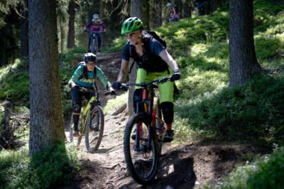 Erfahrungsbericht Women's Bike Camp: Die Trails am Reschnsee sind äußerst vielseitig, aber für Anfänger nur bedingt geeignet (© Manfred Stromberg)