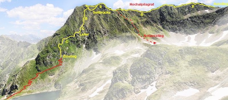 Ziele - Silvretta Montafon: Klettersteig Hochjoch - Höhenmeter sammeln im längsten Klettersteig Vorarlbergs