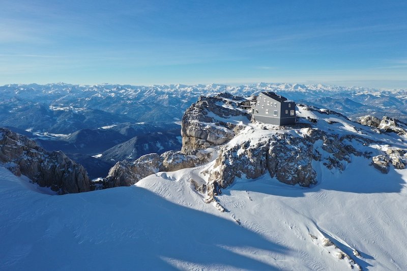 News – Österreichischer Alpenverein (ÖAV): Neue Seethalerhütte (2.740 m) am Dachstein zum Januar 2019 "wiedereröffnet"