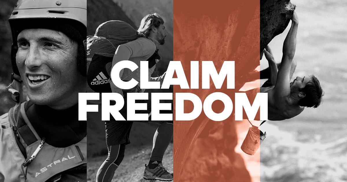 adidas Outdoor – #claimfreedom Kampagne – Realisiere dein Outdoor Projekt und werde Adidas Outdoor Athlet