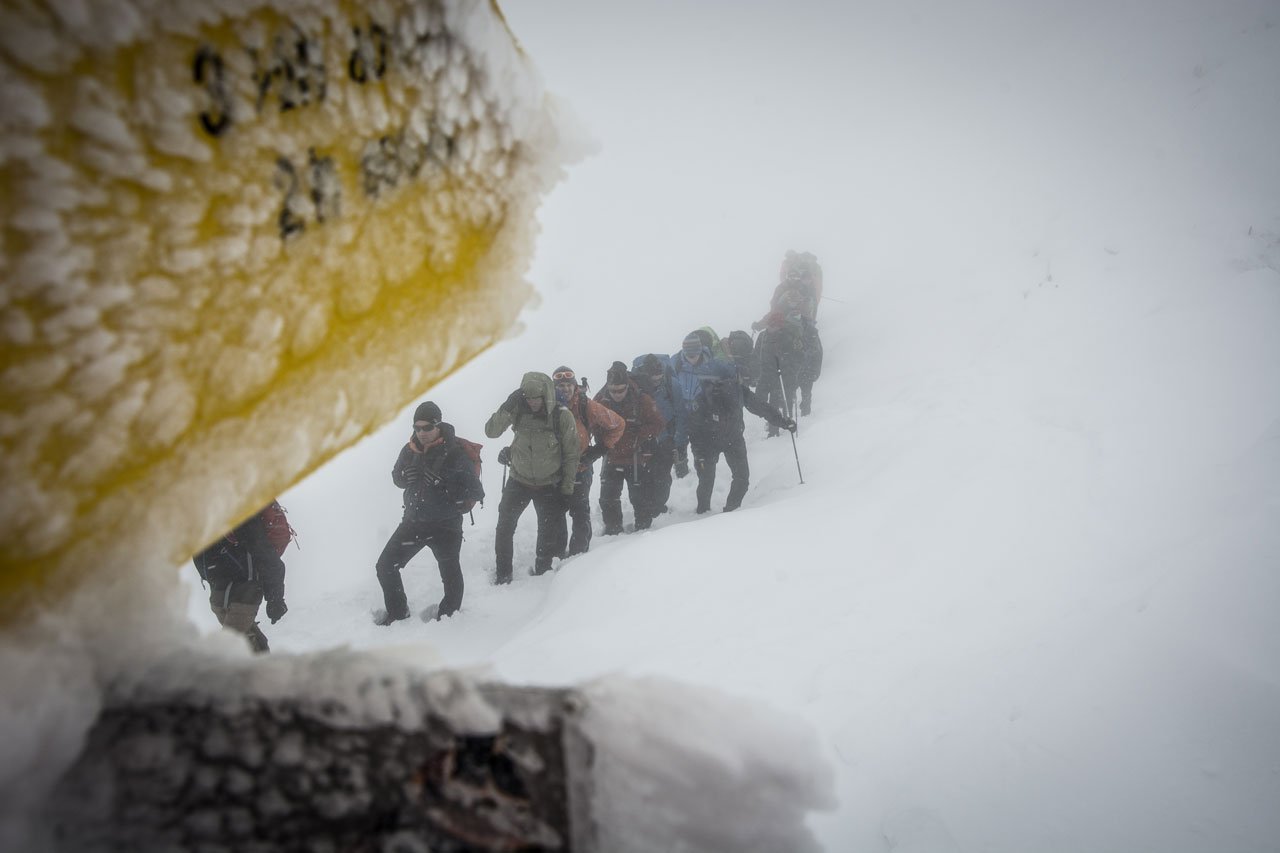 Erfahrungsbericht – Hanwag Alpine Experience 2016: A schware Partie für mi – im Wintereinbruch auf den Zugspitz-Gipfel