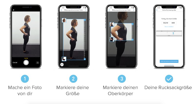 News – Osprey Packsizer 2.0: Per Smartphone-App zur richtigen Rückenlänge bei Rucksäcken