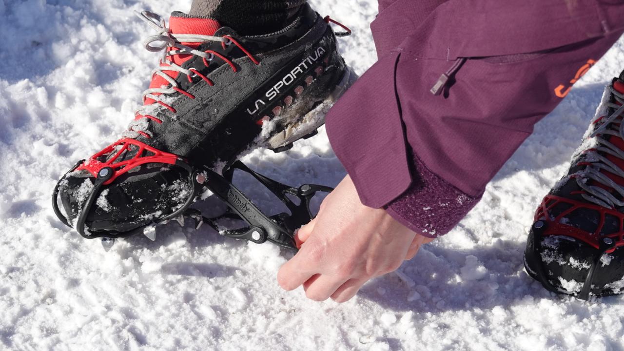 Testbericht - Kahtoola MICROspikes Ghost: Mit ultraleichten Grödeln und 24 Spikes unterwegs auf vereisten Wegen