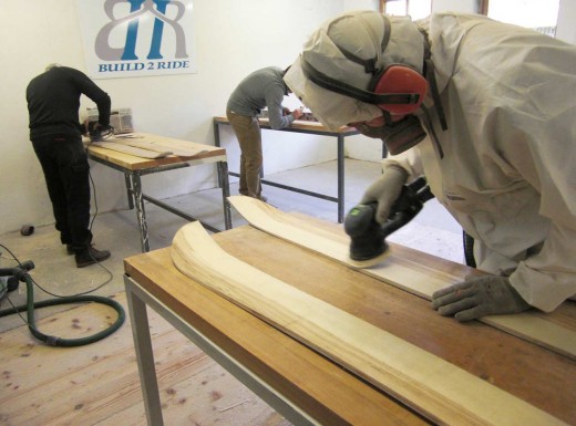 Step 14: Jetzt wird geshaped und oberflächenveredelt © airFreshing.com