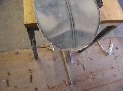 Step 12: Der neue Rohling wird grob ausgesägt und ab jetzt geshaped © airFreshing.com