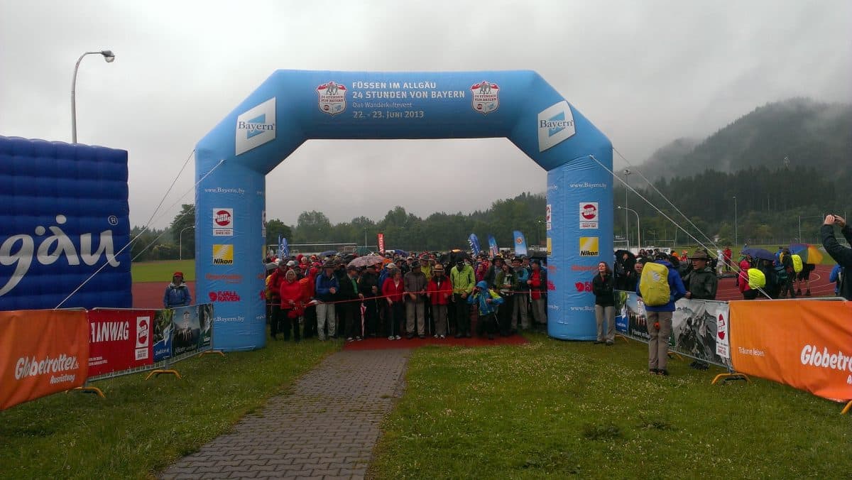 Eventbericht - 24 Stunden von Bayern 2013: Märchenhafte Extremwandertour durch Füssen im Allgäu