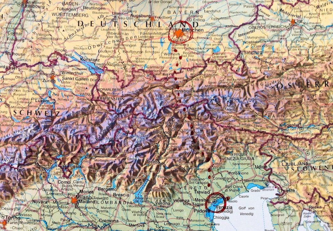 Ziele - Alpenüberquerung: La dolce Vita - wenn zwei Mädels von München nach Venedig wandern