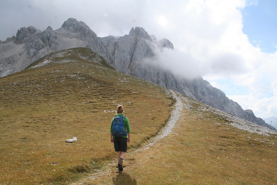 Ziele - Südliche Riffelspitze (2.262m): Anspruchsvolle Rundtour im Wettersteingebirge mit Blick auf die Zugspitze