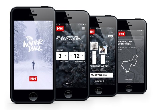 Webtipp – Helly Hansen: Neue Smartphone-App fordert Laufsportler zum großen „Winter Duell“