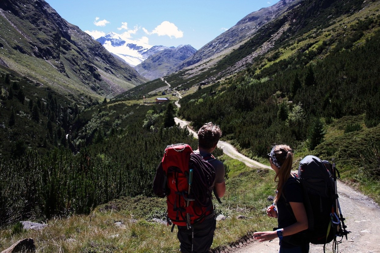 Ziele - Similaun (3.603m): Von Vent aus bieten sich gleich zwei Aufsatiegsmöglichkeiten (© airFreshing.com)