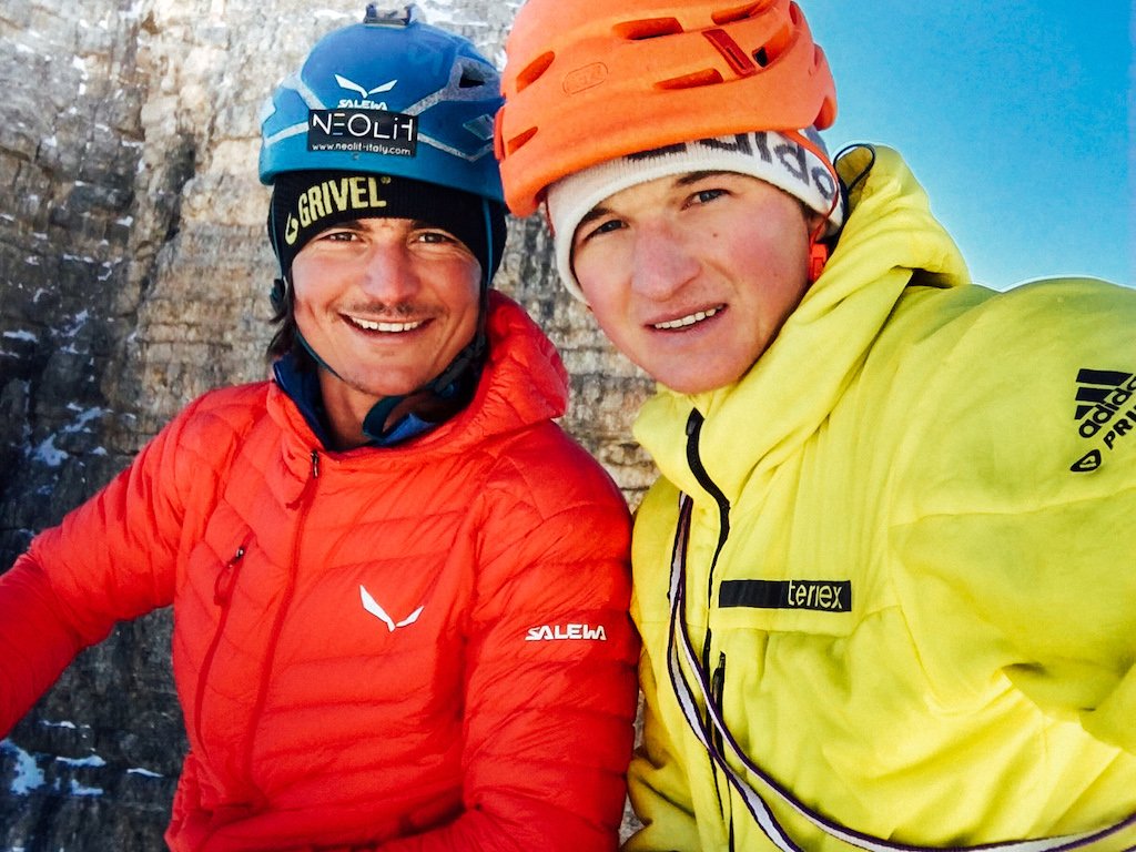 News - adidas TERREX & SALEWA: Michi Wohlleben & Simon Gietl gelingt erste Traverse der Drei Zinnen im Winter
