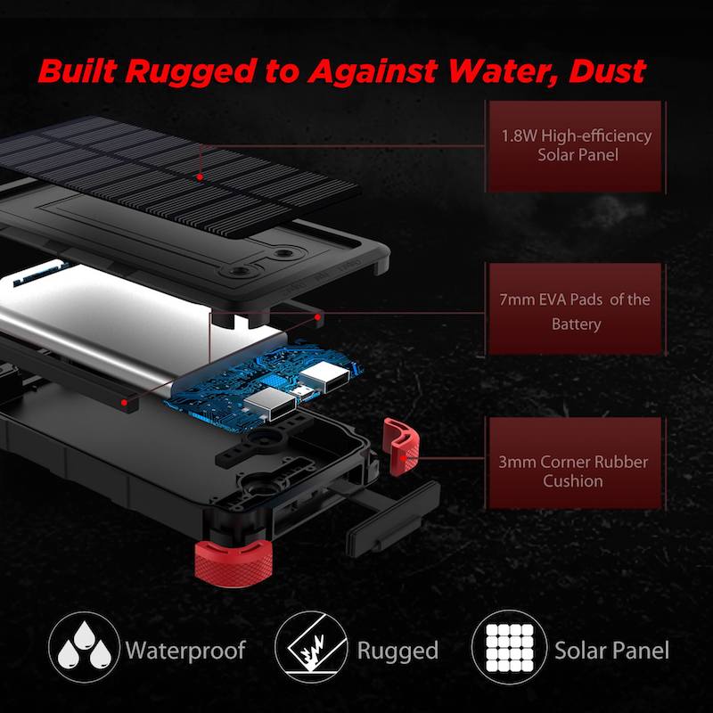 Testbericht – OUTXE Savage Solar Charger & 2-in-1 Waterproof Camping Lantern