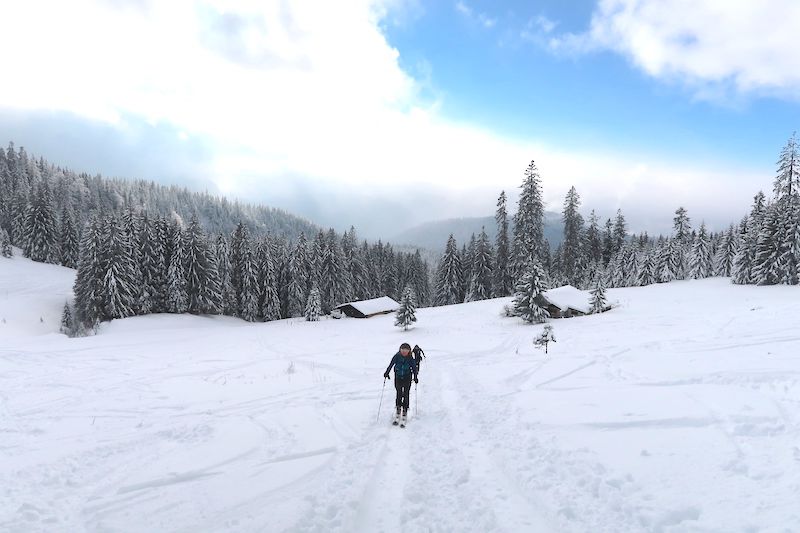 Ziele - Dürrnbachhorn (1.776 m): Mittelschwere Skitour in den Chiemgauer Alpen mit Einkehrschwung