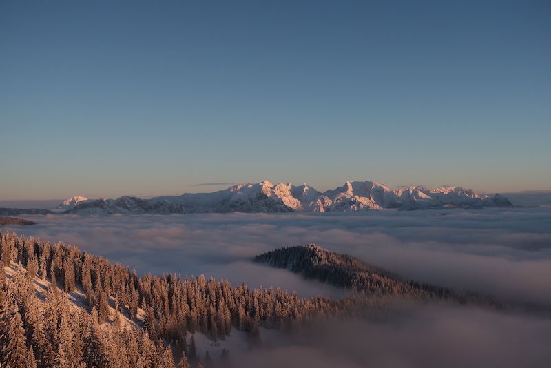 Ziele - Dürrnbachhorn (1.776 m): Mittelschwere Skitour in den Chiemgauer Alpen mit Einkehrschwung