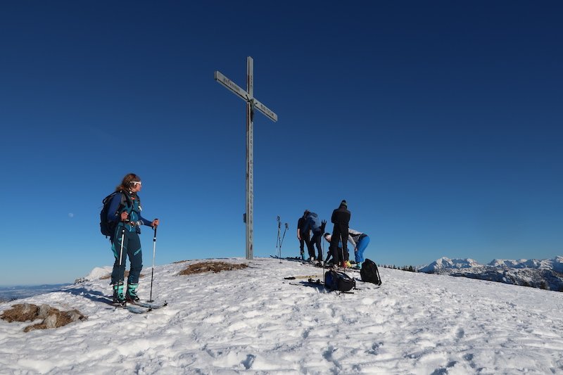 Ziele - Streicher / Inzeller Kienberg (1.594 m) und Rauschberg (1.671 m): Mittelschwere Skitour auf den Hausberg von Inzell im Chiemgau