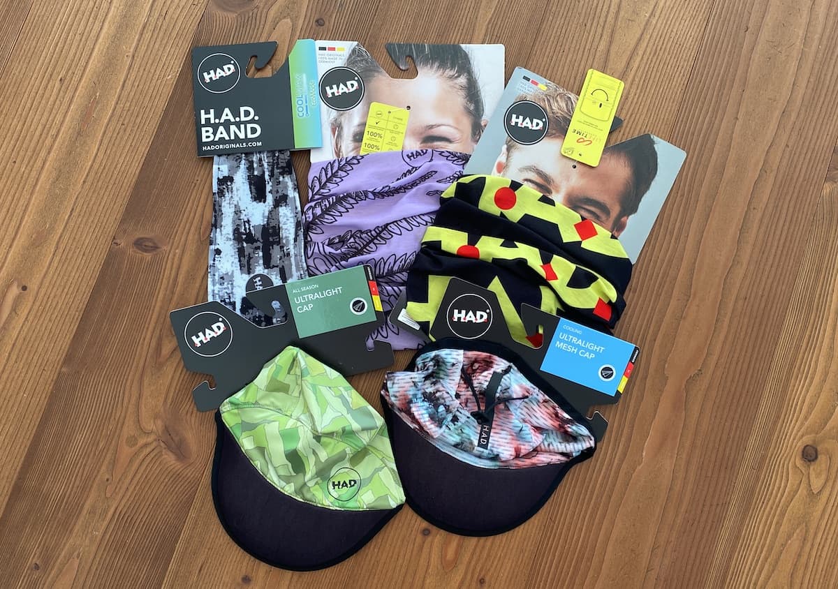 Testbericht - H.A.D. Ultralight Kollektion: Made in Germany - funktionale Stirnbänder und Outdoor-Caps mit Kühltechnologie