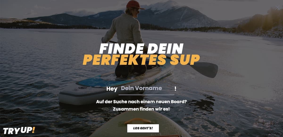 News - TRYUP!: Erst testen, dann kaufen - die weltweit erste "Try & Buy Plattform" für Outdoor-Sportequipment